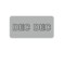 Nevs Label, Monthly Tab December 3/4" x 1-1/2" White w/Gray & Black Reverse XM-T-DEC - alternate 1